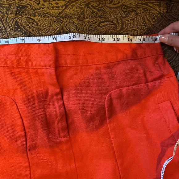 Massimo Dutti red orange skirt - Picture 8 of 8